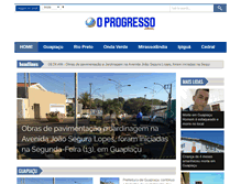 Tablet Screenshot of oprogressoweb.com.br